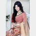 Vinay’s Soft Printed Georgette Sharee with all over rhine stone